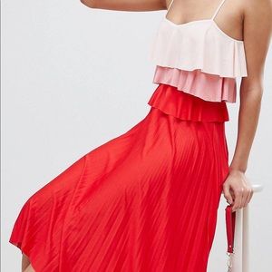 Asos pleated dress